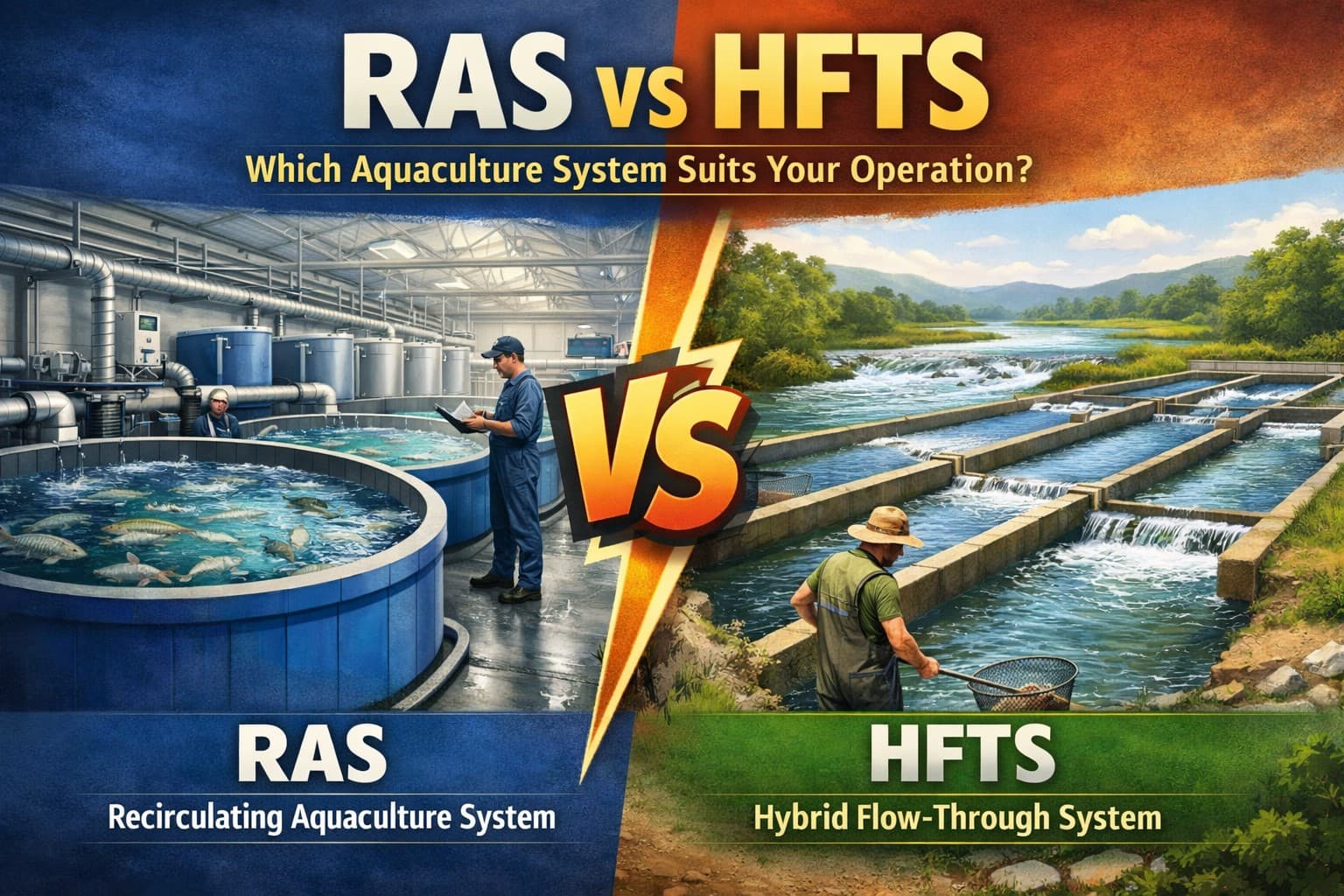 RAS vs HFTS: Which Aquaculture System Suits Your Operation